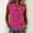 Hot Pink plus size eyelet blouse a1, variant on SSZMDLB Women Plus Size Collared Sleeveless Button Down Eyelet Blouse Casual Basic Solid Tshirt Top Summer Travel Outfits Work Shirt, Yellow S