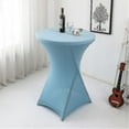 thumbnail image 2 of Table Cover High Elasticity Ornamental Chemical Fiber Bar Cocktail Four-legged Table Cloth Party Supplies, 2 of 5