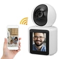 thumbnail image 1 of Cámara De Seguridad Inteligente, Monitor De Bebé Con Micrófono Dual Para Llamadas Con Un Solo Toque Para El Hogar, 1 of 7
