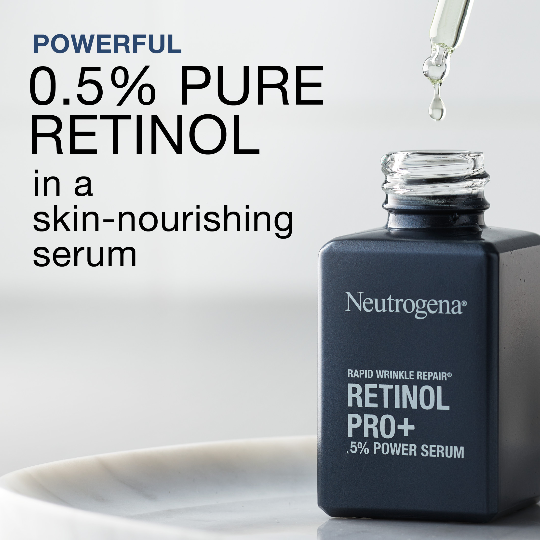 Neutrogena Rapid Wrinkle Repair Retinol Pro+.5% Power Serum, 1 fl. oz - image 4 of 8