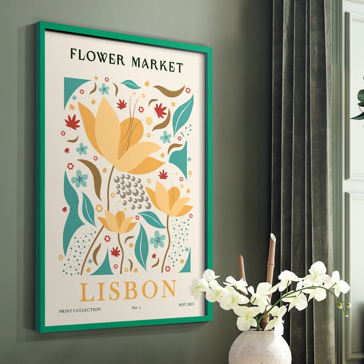 Matisse XL Framed Print - Solid Wood