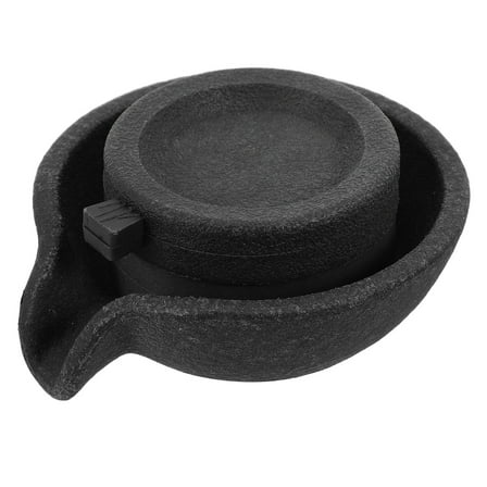 Hemobllo Grinding Discs Grey Indoor Water Spout Fountain with Rotating Water Mill for Desk and Office Decor