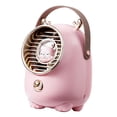thumbnail image 2 of Ventilador de aire acondicionado portátil de poco ruido, tanque de agua de 250ml, USB, frío multifuncional Rosado mayimx Ventilador de aire acondicionado, 2 of 6