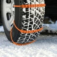 thumbnail image 2 of Snow Tire Chain, Reusable Portable Adjustable Plastic Non-Slip Cable Tie, Universal Emergency Tire Chains for Winter Driving, Security Chains Fit for Most Car Sedan SUV Truck, 2 of 5