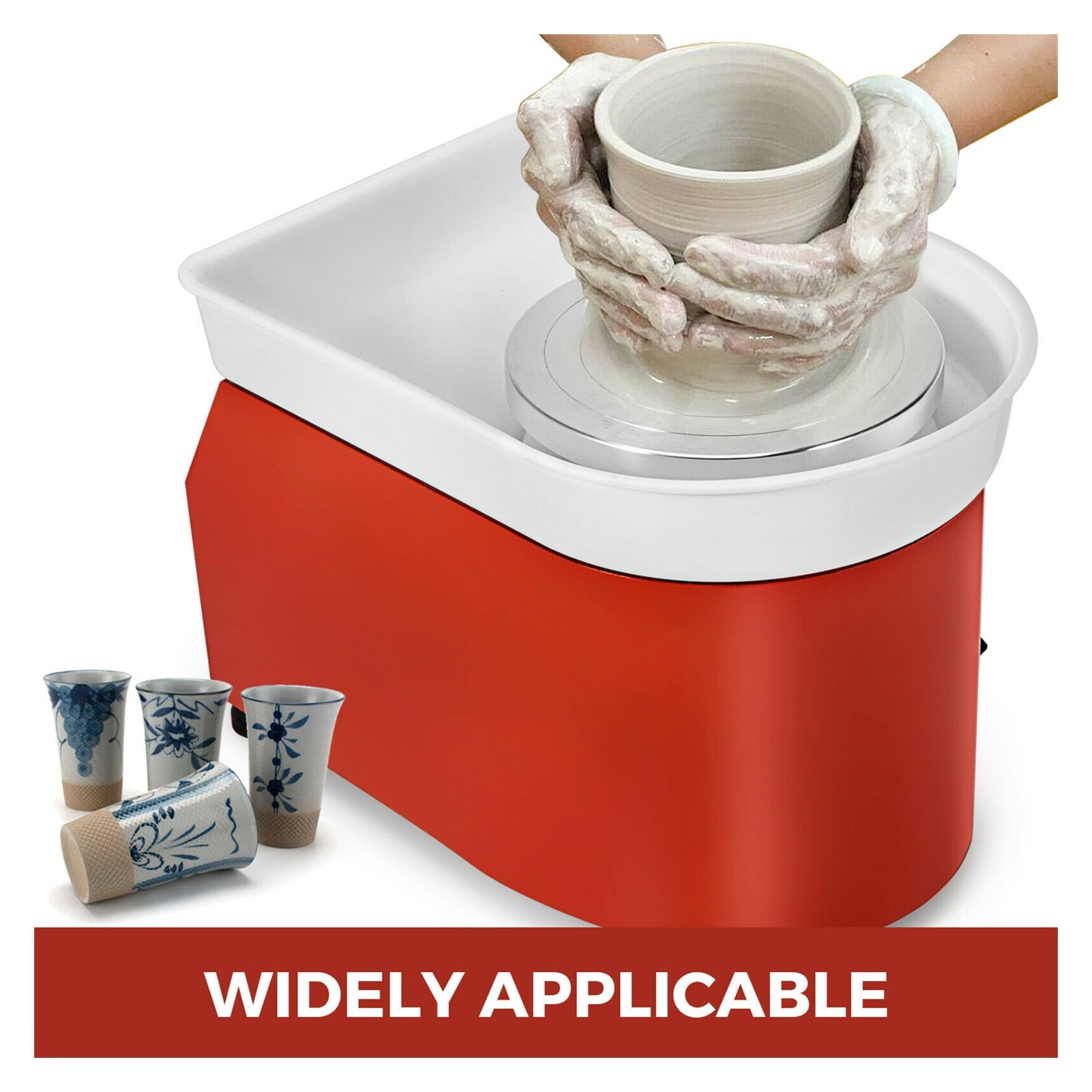 25 Cm Ceramic Ceramic Wheel Forming Machine, With 350W Artwork Process Can Be Adjusted Pedal ,Wide Ranging Usage