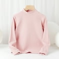 thumbnail image 4 of newwalpole Girls Long Sleeve Neck Pullover Tops Kids Fall Winter Basic Tops Active Layer Shirts 5-14 Years Light Pink for Size 13-14 Years, 4 of 6