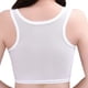 thumbnail image 3 of Minnieouse Chaleco de verano para mujer, chalecos moldeadores de Color sólido, camiseta sin mangas para el pecho, camisetas sin mangas transpirables para Prendas para la parte del cuerpo Blanco SG Minnieouse  FS11407-04, 3 of 6