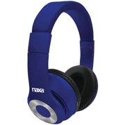 Naxa Bluetooth Noise-Canceling Over-Ear Headphones, Blue, NE-965-BLU