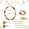 thumbnail image 7 of Tarien Colorful Chunky Beaded Necklace for Women Trendy Summer Jewelry | Statement Big Large Resin Bead Bubble Choker Necklaces Boho Charm Fashion Jewelry, 7 of 7
