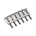 thumbnail image 2 of Juego de 6 sillines para guitarra eléctrica, piezas de guitarra, accesorios de puente de acero inoxidable 105 mm B, 2 of 9
