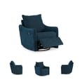 thumbnail image 4 of Signature Design by Ashley McBurg Navy Swivel Power Recliner, 4 of 19