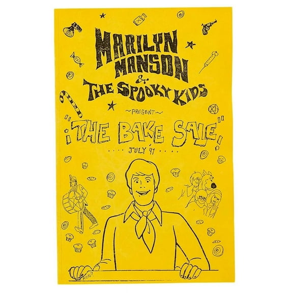 1991 MARILYN MANSON CONCERT POSTER WALL ART PRINT FT LAUDERDALE FLORIDA 11 x 17 Inch Poster