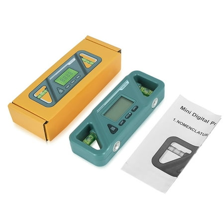 

VIEGINE Digital Spirit Level & Protractor Neodymium Magnets Bright LCD Display Horizontal & Vertical Bubble Level for Industry