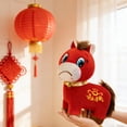 thumbnail image 3 of Crying Horse Plush Toys, 7.8" Crying Horse Plushie Figurine, 2026 Year of The Crying Red Horse Figurine, Soft Stuffed Animal Pillow Dolls for Home Store Tabletop Decor, 3 of 6