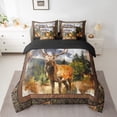 thumbnail image 2 of YST Woodland Animal 7-Piece Comforter Set, Rustic Farmhouse, Queen, Nature Theme, Cartoon Style, 2 of 4