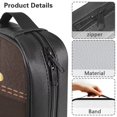 thumbnail image 6 of FKELYI Brown Lion Cross Print Bible Cover PU Leather Church Bible Bag Zippered Book Carrier Bags Portable Book Organizer Holder with Top Handle for Women Men Outdoor Study, 6 of 6