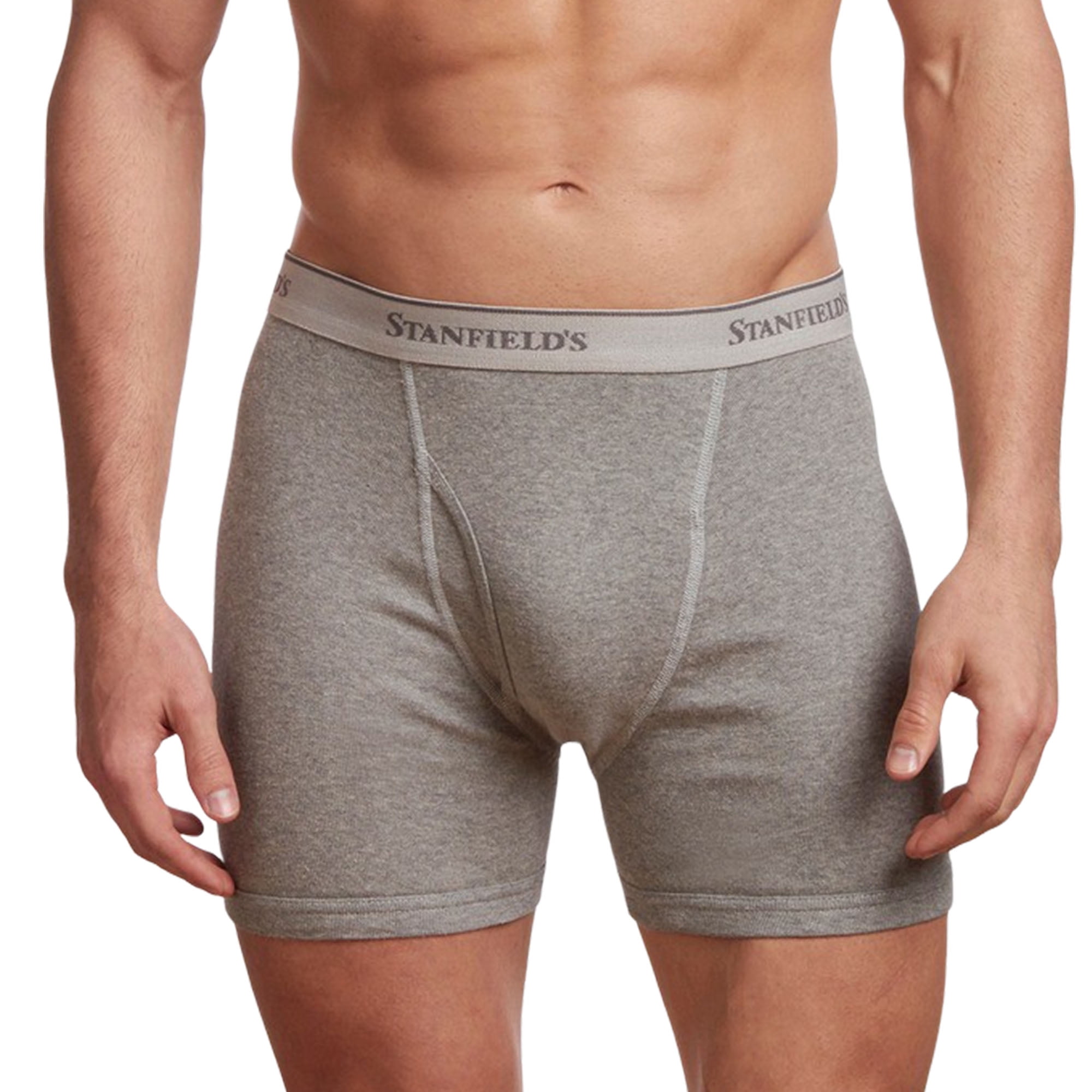 Stanfield's Men's 2 Pack Premium Cotton Boxer Briefs Underwear