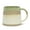 Green & White, variant on Abbott Collection AB-27-POTTERY-PNK 4 in. Rustic Style Mug, Pink & Blue