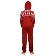 thumbnail image 3 of Skylinewears Unisex Kids Boys Girls Hooded Printed One Piece Pajamas Penguin Red 4, 3 of 4