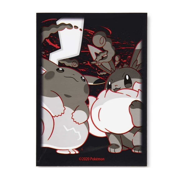 Pokemon Trading Card Game Gigantamax Pikachu & Gigantamax Eevee Card Sleeves (65 Count)