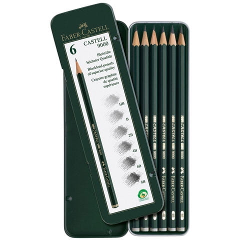 Faber-Castell 9000 Graphite Pencil 5H - Classic Artist Pencil, 12 Pack - View #11