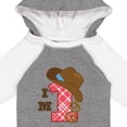 thumbnail image 4 of Inktastic Cowboy 1st Birthday Western Boys Long Sleeve Baby Bodysuit, 4 of 5
