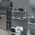 thumbnail image 6 of AmGood 16 in. x 48 in. Two-Tier Metal Wall Mount Shelf | Staunless Steel Shelving for Commercial Kitchen, Closet, Garage, Pantry, etc, 6 of 8