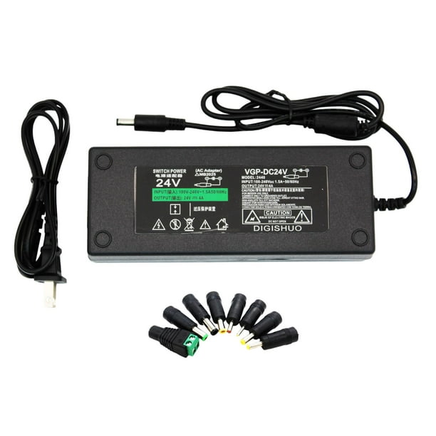 Adaptador de fuente de alimentación DIGISHUO DC 24V 4A 96W para tira de LED