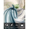 thumbnail image 7 of Thanksgiving Cloth Napkins Set of 4 Reusable Dinner Napkins, Country Blue White Pumpkin Leaf Flowers Cocktail Napkin Washable Table Napkins for Wedding/Holiday Party/Baby Shower 20"x20", 7 of 7