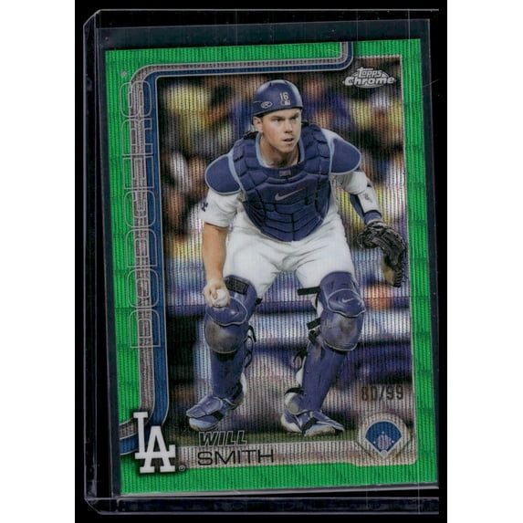 2025 Topps Chrome Update Series Will Smith #USC196 Green Geometric Refractor /99