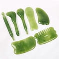 thumbnail image 2 of 7pcs Universal Scraping Massage Board Neck Muscle Pulling Stick Beauty Stick Facial Meridian Pulling Stick Scraping Board, 2 of 4