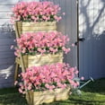 thumbnail image 3 of ZOELNIC Artificial Daisies, Artiflr 6 Bundles Pink Fake Faux Chrysanthemum Spring Flowers Wedding Home Decoration, 3 of 8