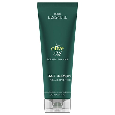 Olive Oil Hair Masque, 8 oz - Regis DESIGNLINE - Contains Nourishing Vitamins and Minerals that Repair, Protect, and Restore Damaged Hair for a Soft, Strengthening Effect (8