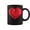 Black, variant on Master Builder Block Brick Building Heart Valentines Day Boy Coffee Mugs