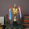 thumbnail image 5 of Dytern Party Trophy Award Large Metal Trophy Sports Trophy Celebration Trophy Cup Winning Prize Party Trophy Decor, 5 of 10