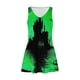 thumbnail image 3 of Vestido de Verano para las Mujeres Impresión de la Moda Bolsillo sin Mangas Cuello en V, Vestido Casual para la Playa Y Diario, 3 of 5