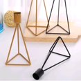 thumbnail image 3 of Geometry Wire Candle Holder Stand Dorado / Negro para Adornos de Escritorio Golden_S, 3 of 9