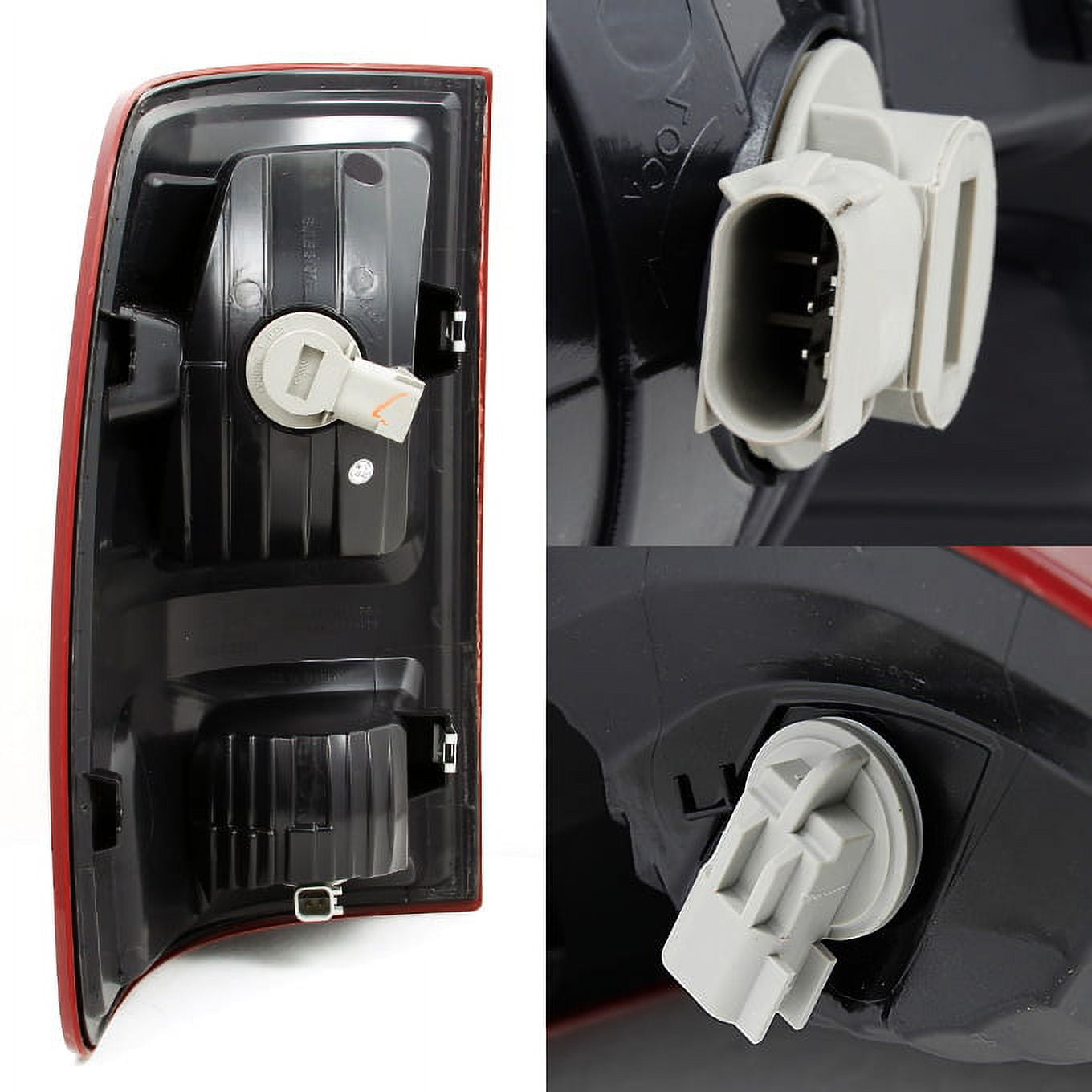 AKKON - For 09-18 Dodge Ram 1500/2500/3500 Pickup Truck Rear Red Clear Tail Light TailLamp Brake Lamp Driver Left Side