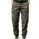 thumbnail image 2 of Pantalones largos de moda para hombre, casuales, de color sólido, con bolsillos y cremallera, cintura elástica, de poliéster., 2 of 3