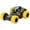 Black, variant on Yellow Friction Powered Double Sided Car Toy Flip Action For Kids Age 3 Plus Inertial Power Durable Vehicle