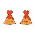 thumbnail image 4 of Qarigey Broches de esmalte con letras impresas, bonitos broches amarillos, broche personalizado, insignia del mundo, chaqueta, joyería tipo 1 Tipo 1 XZ4427 2Conjunto, 4 of 6