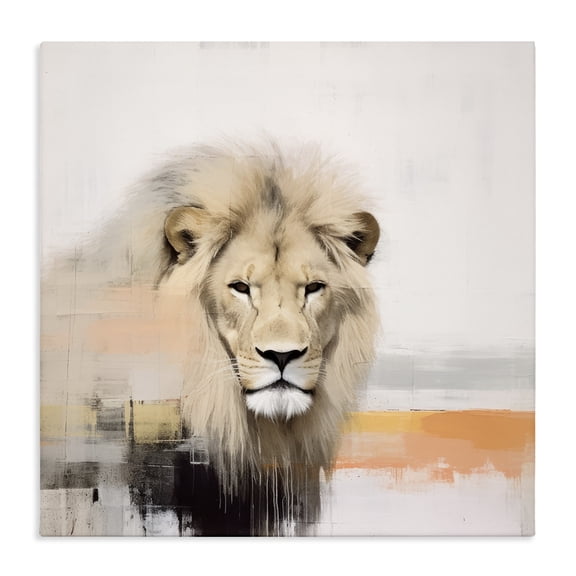 Stupell Industries Modern Abstract Lion Portrait Canvas Art, 24 x 24, by Irena Orlov