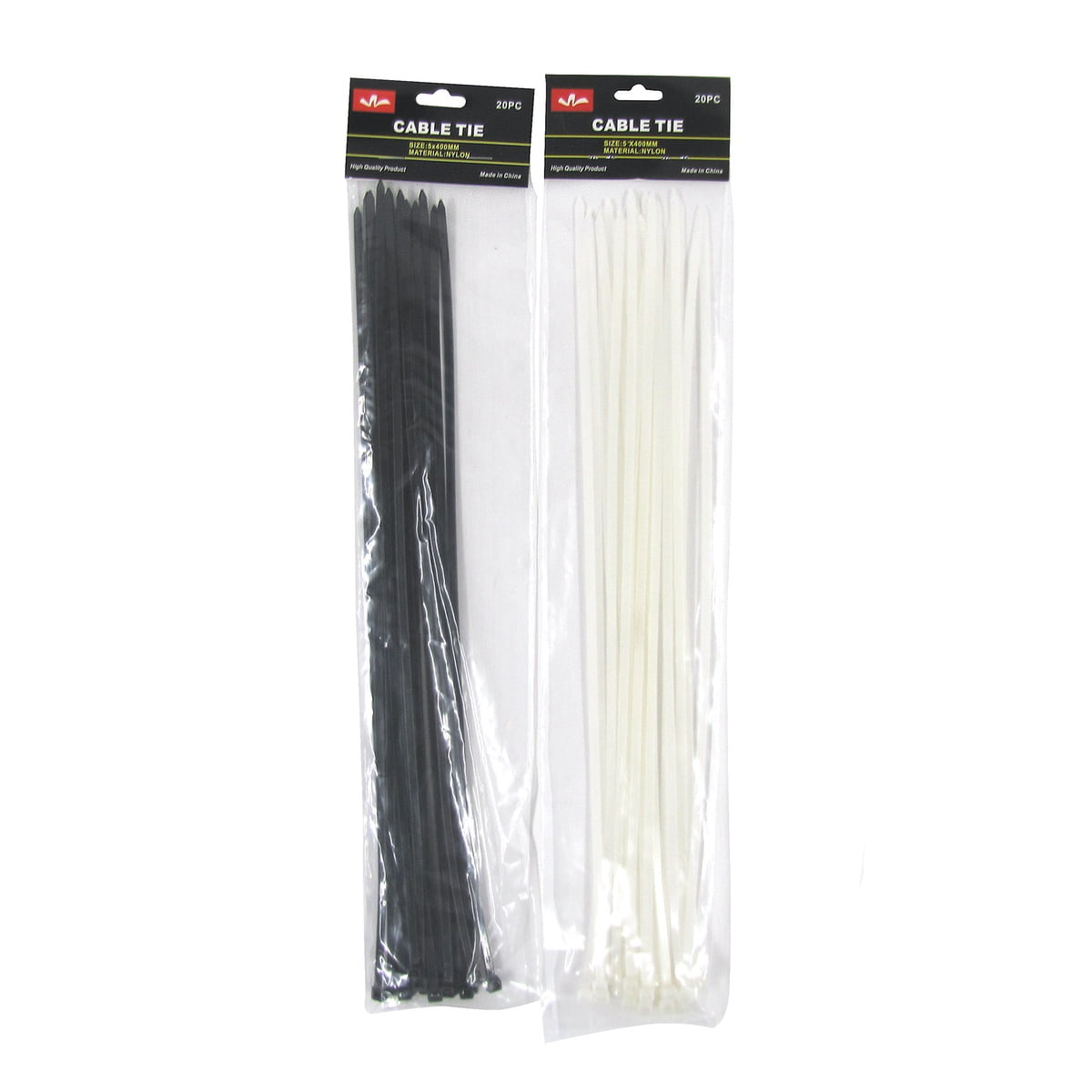 25 Pack H Duty 8" 50lbs Zip Cable Tie Down Strap Wire Clear Natural Wrap New 