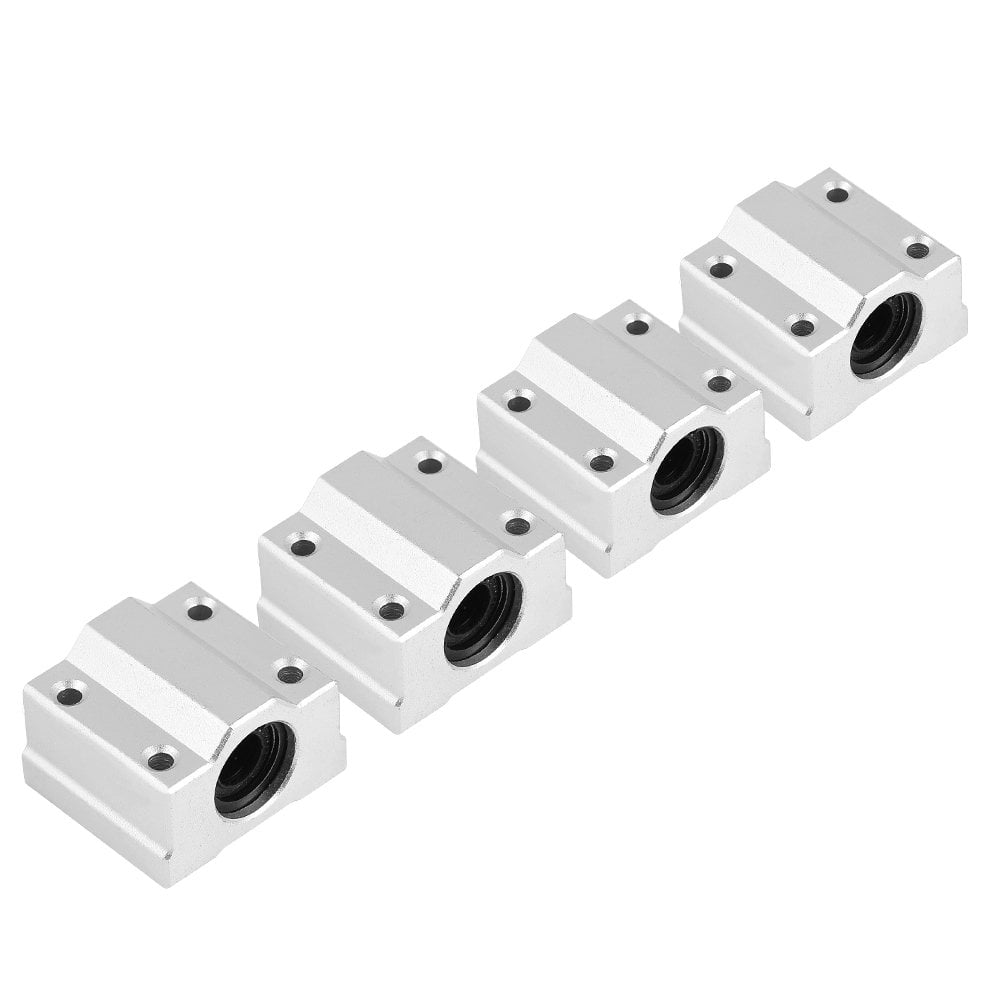 4Pcs Scs8Uu Linear Motion Ball Bearing Cnc Slide Bushing, 8Mm Slide
