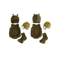 thumbnail image 2 of RUINIXCW Baby Halloween Animal Costume Sleeveless Romper Cartoon Hat Socks, 2 of 7