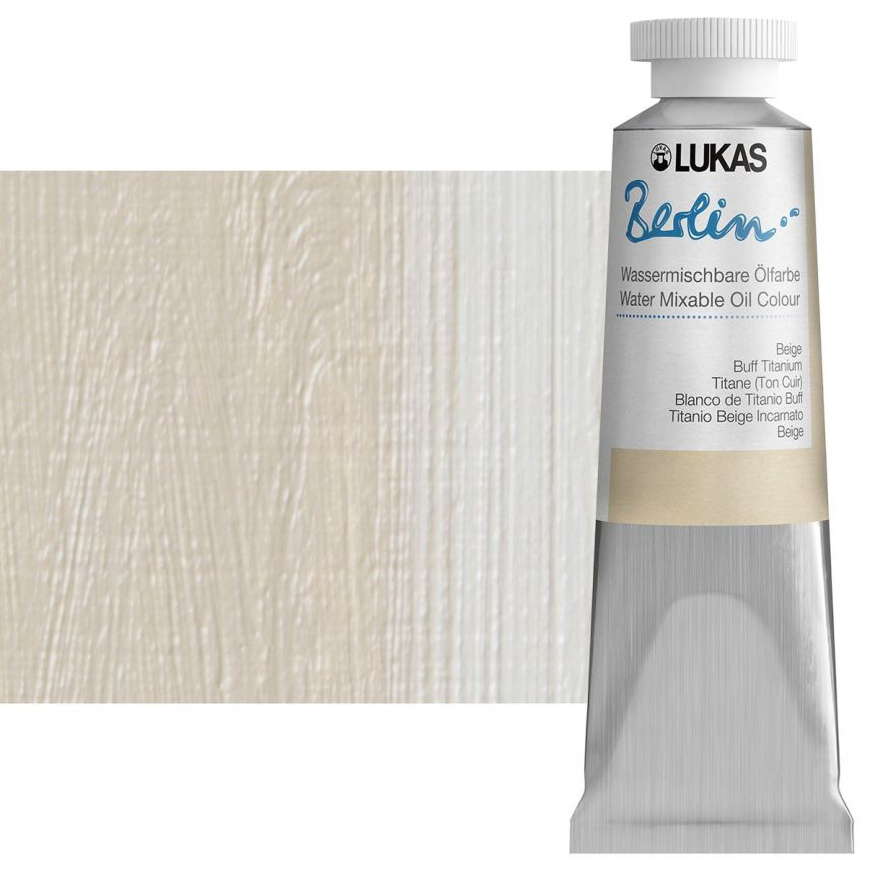 Lukas Berlin Artist Water Mixable Oil Paint Colors, Solvent Free,