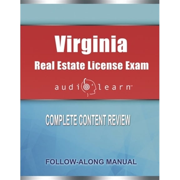 Pre-Owned Virginia Real Estate License Exam AudioLearn: Complete Audio Review for the Real Estate License (Paperback) by Audiolearn Content Team