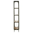 thumbnail image 6 of DecMode 24" x 71" Brown Wood 5-Tier Shelving Unit, 1-Piece, 6 of 8