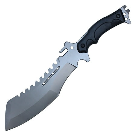 Wartech 15.25 Full Tang Tactical Jungle Hunting Machete Survival Fixed Blade Camping Knife with Sheath