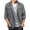 Gray, variant on Pitauce Men's Suede Jacket Lapel Collar Button Down Long Sleeve Shirts Vintage Hoodless Casual Loose Fit Top Coat with Pocket